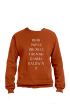 Load image into Gallery viewer, Historical Figures (BHM inspired) sweatshirt