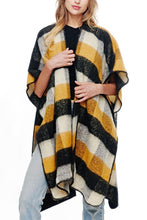 Load image into Gallery viewer, Plaid pashmina poncho