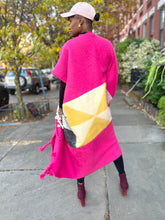 Load image into Gallery viewer, Cocoon color-block tassel trim overcoat
