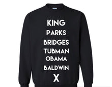 Load image into Gallery viewer, Kids Historical Figures (BHM inspired) sweatshirts