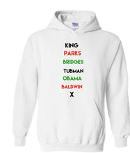 Load image into Gallery viewer, Historical Figures (BHM inspired) hoodies