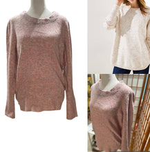 Load image into Gallery viewer, THE LOFT soft brushed crewneck confetti speckled sweater