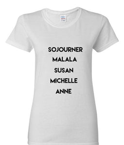 Historical Women (WHM inspired) crewneck ss t-shirt
