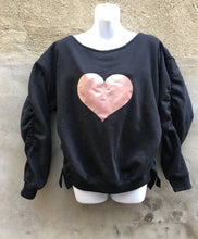 Load image into Gallery viewer, Heart-full embellished printed sweatshirt