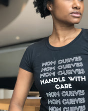 Load image into Gallery viewer, MOM CURVES ss crewneck fitted t-shirt