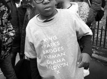 Load image into Gallery viewer, Historical Figures BHM (black history month) inspired crewneck ss t-shirt