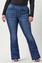Load image into Gallery viewer, Mid-Rise pull-on FLARE jeggings
