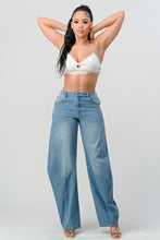 Load image into Gallery viewer, ATHINA Parachute Wide Leg Denim Pant