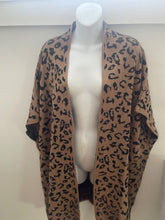 Load image into Gallery viewer, ANIMAL print sweater knit wrap