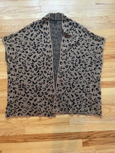 Load image into Gallery viewer, ANIMAL print sweater knit wrap