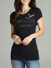 Load image into Gallery viewer, Love Destination Mama ss crewneck fitted t-shirt