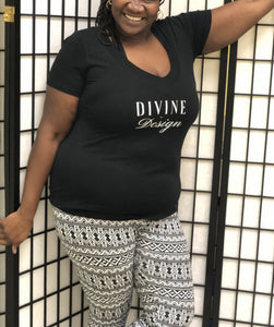 DIVINE BY DESIGN ss fitted t-shirt