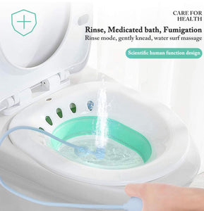 Sitz Bath Toilet foldable seat and rinse clean