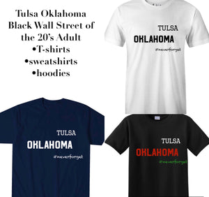 Tulsa, OH (BHM inspired) crewneck t-shirt