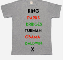 Load image into Gallery viewer, kids Historical Figures (BHM inspired) ss crewneck t-shirts