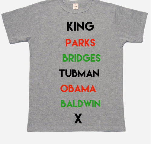 kids Historical Figures (BHM inspired) ss crewneck t-shirts