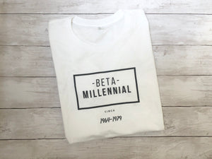 Beta Millennial ss relax+fitted crewneck tee