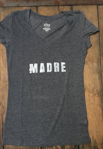Madre (mama in Spanish) ss v-neck fitted t-shirt