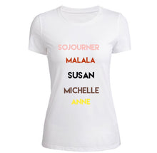 Load image into Gallery viewer, Historical Women (WHM inspired) fitted crewneck t-shirt