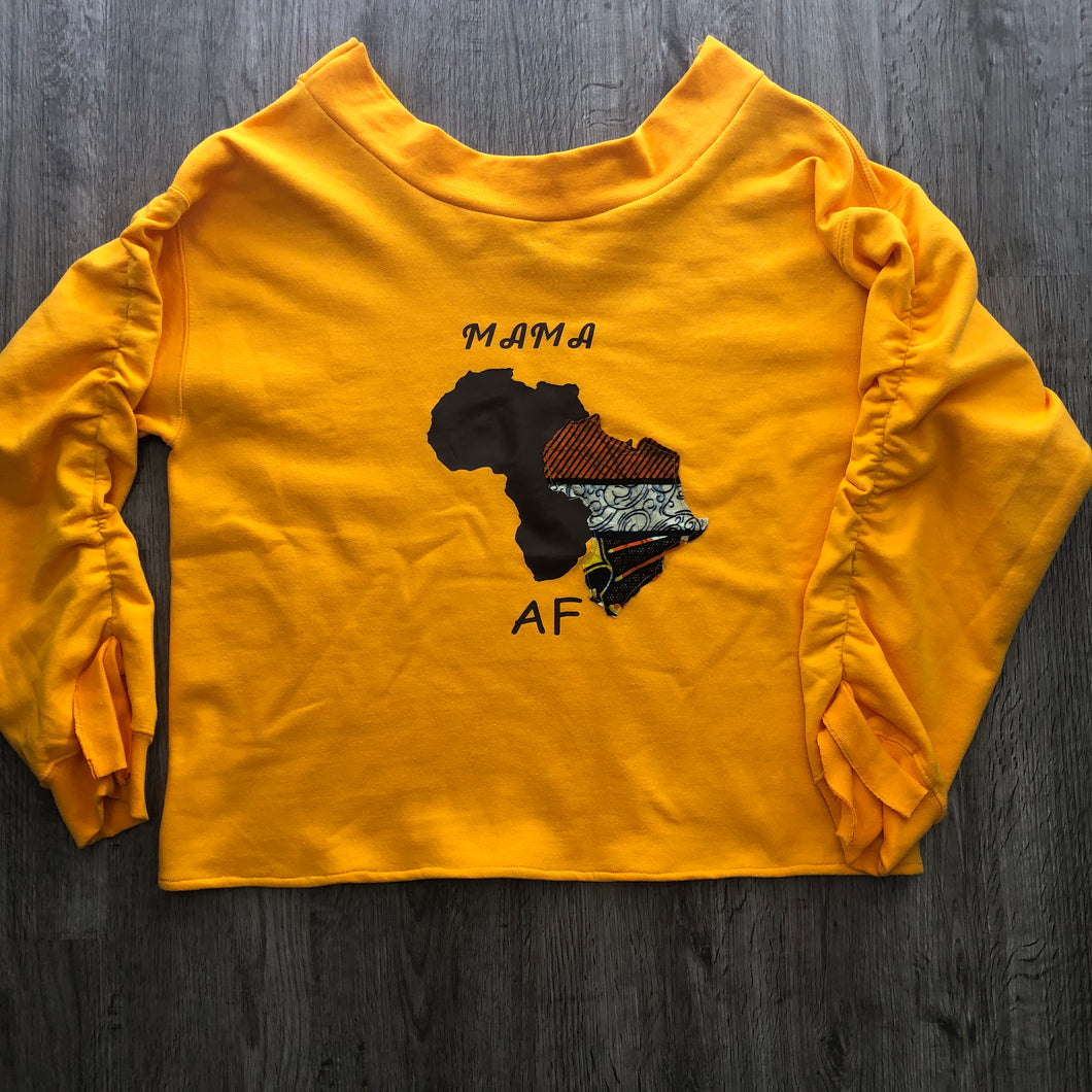 Mama AF embellished sweatshirt