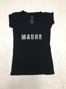 Madre (mama in Spanish) ss v-neck fitted t-shirt