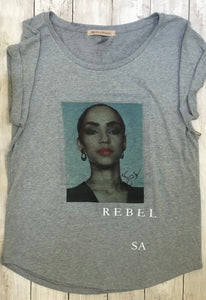 REBEL+MOM iconic women ss scoop neck relax fit t-shirt