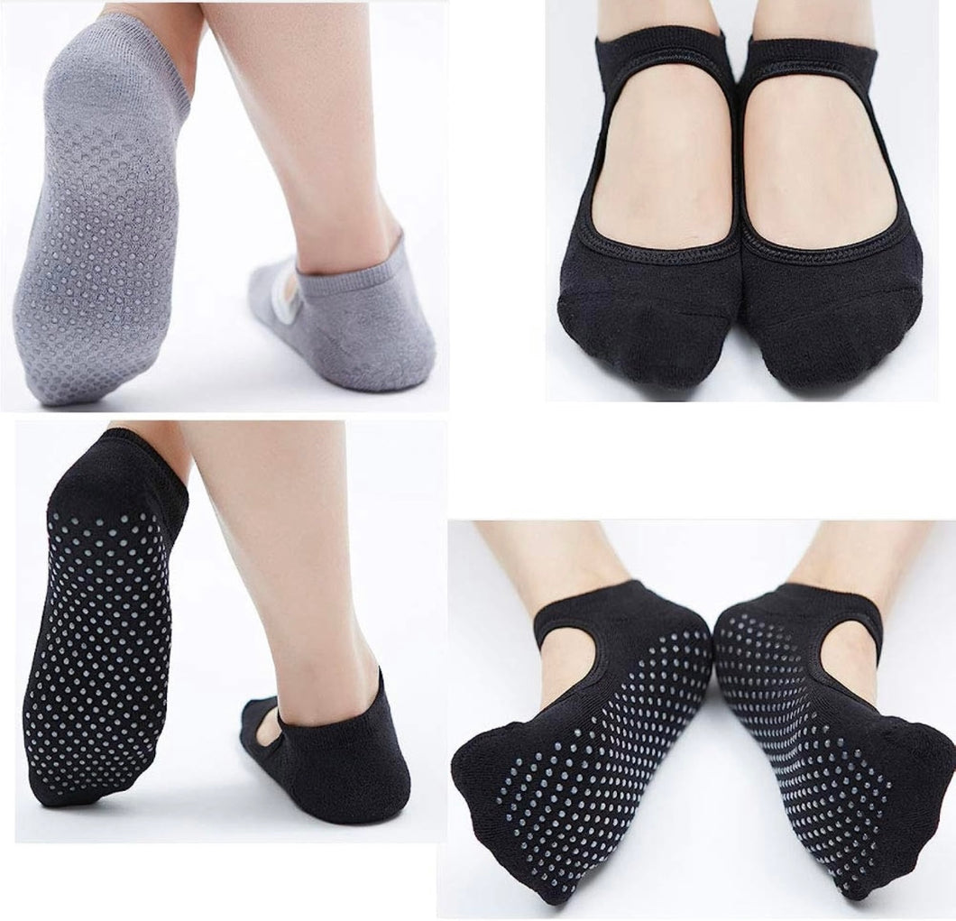 BOYISUPHA non-slip grip fitness socks