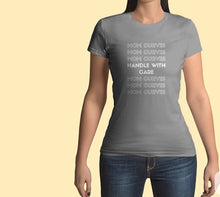 Load image into Gallery viewer, MOM CURVES ss crewneck fitted t-shirt