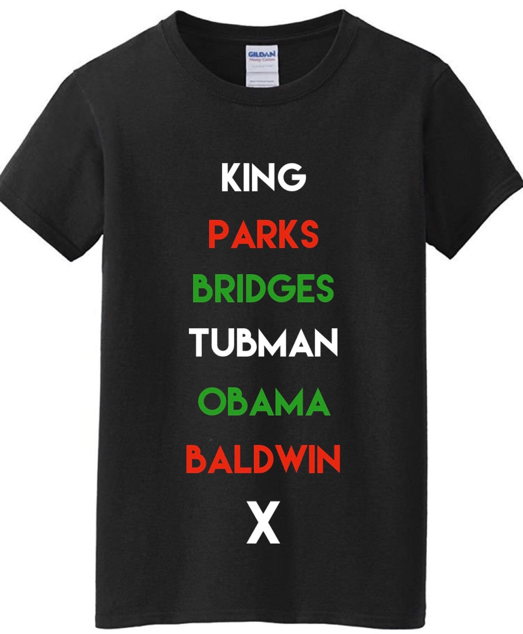 Historical Figures BHM (black history month) inspired crewneck ss t-shirt