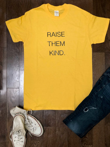 RAISE THEM KIND ss crewneck relax fit t-shirt
